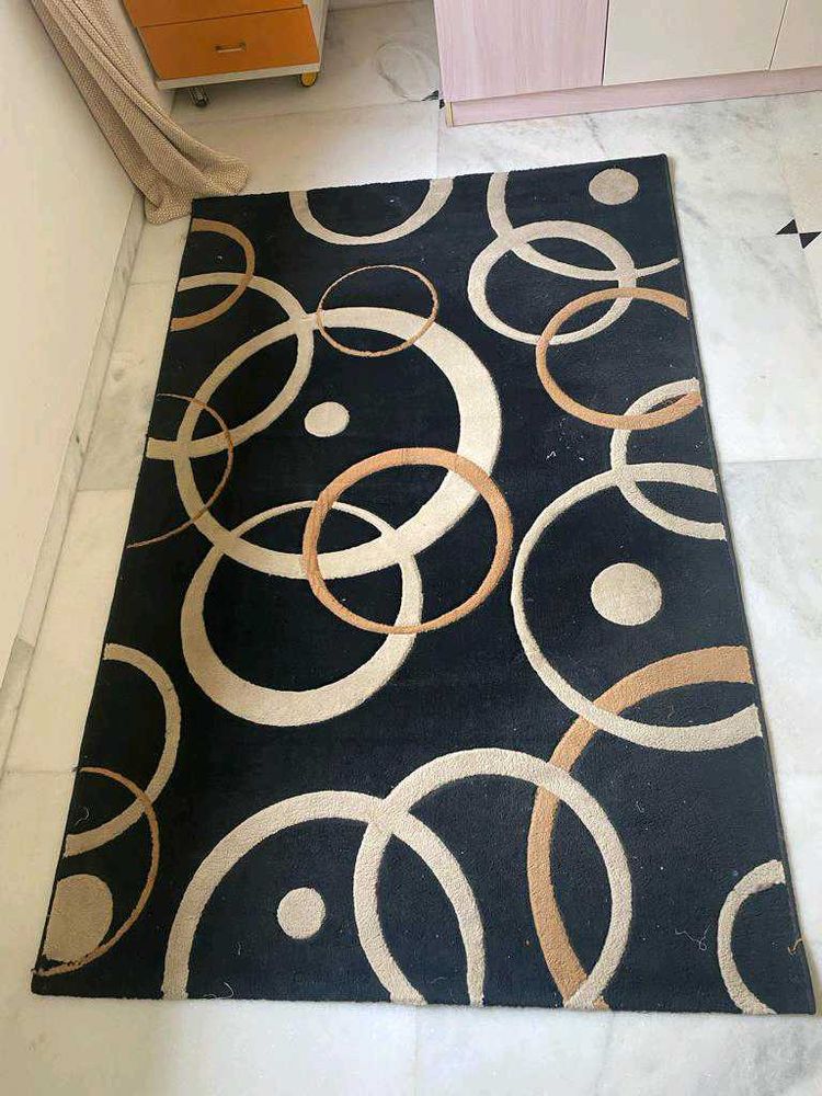 Modern Circle Pattern Rug