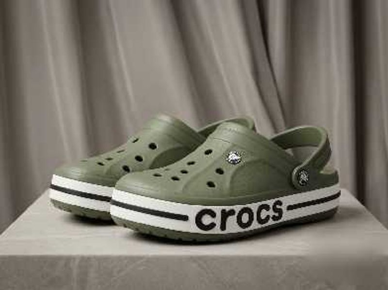 Green Crocs Clogs, Bayaband clog, Extreme Comfort
