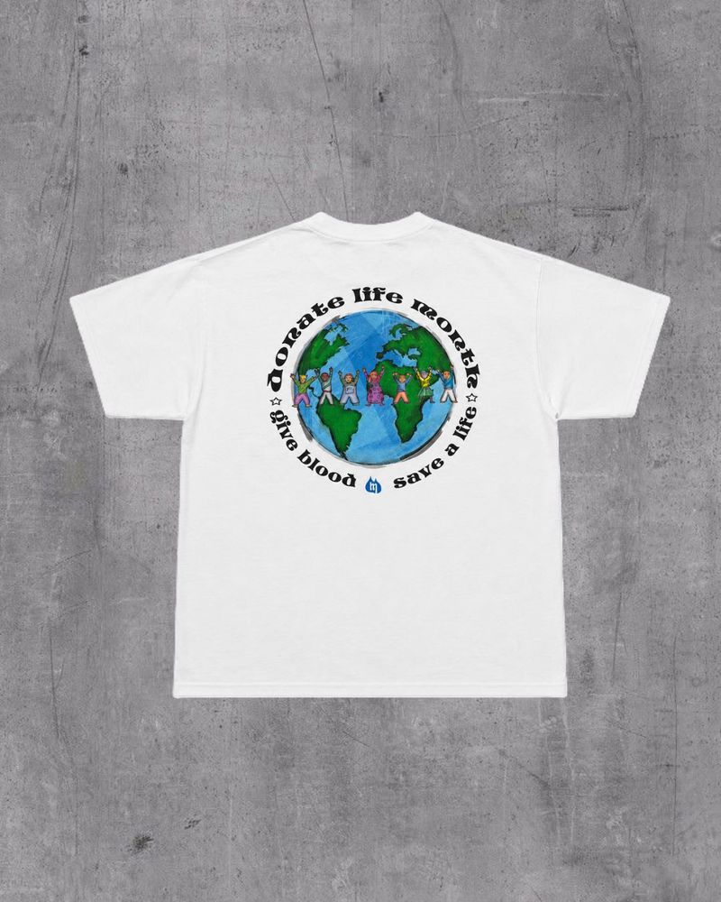 White Mississippi Blood Services T-Shirt