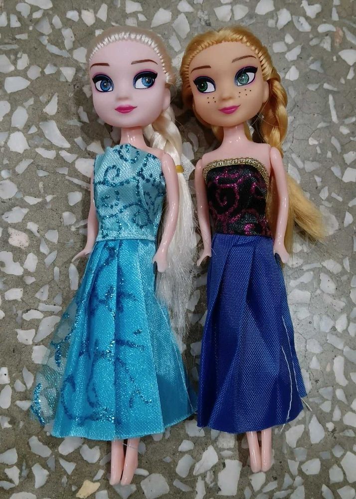 mini Elsa &amp; Anna Dolls