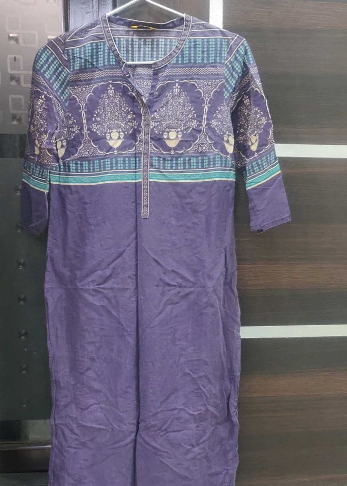 Sale---Elegant Purple Kurta