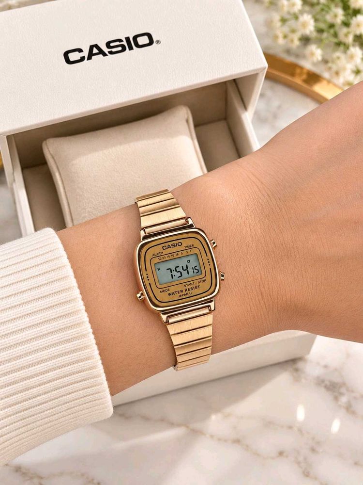 Casio Vintage Gold Digital Watch