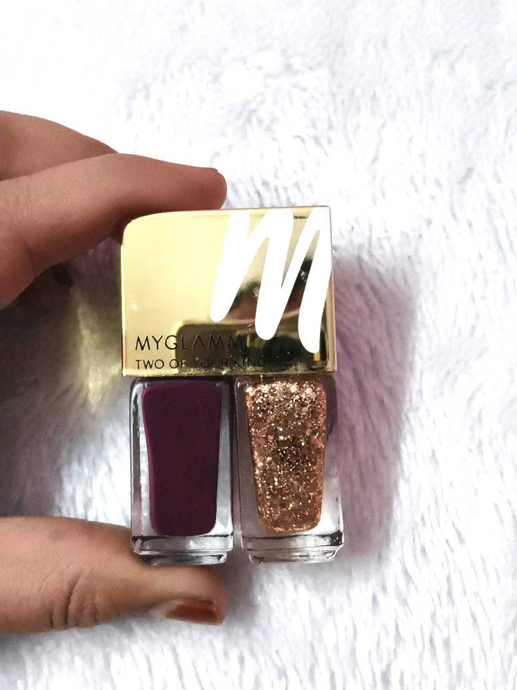 MyGlamm Nail Polish Duo wicket wish