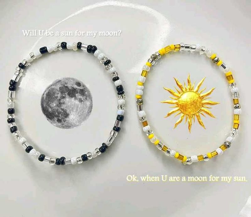 sun &amp; moon bracelet