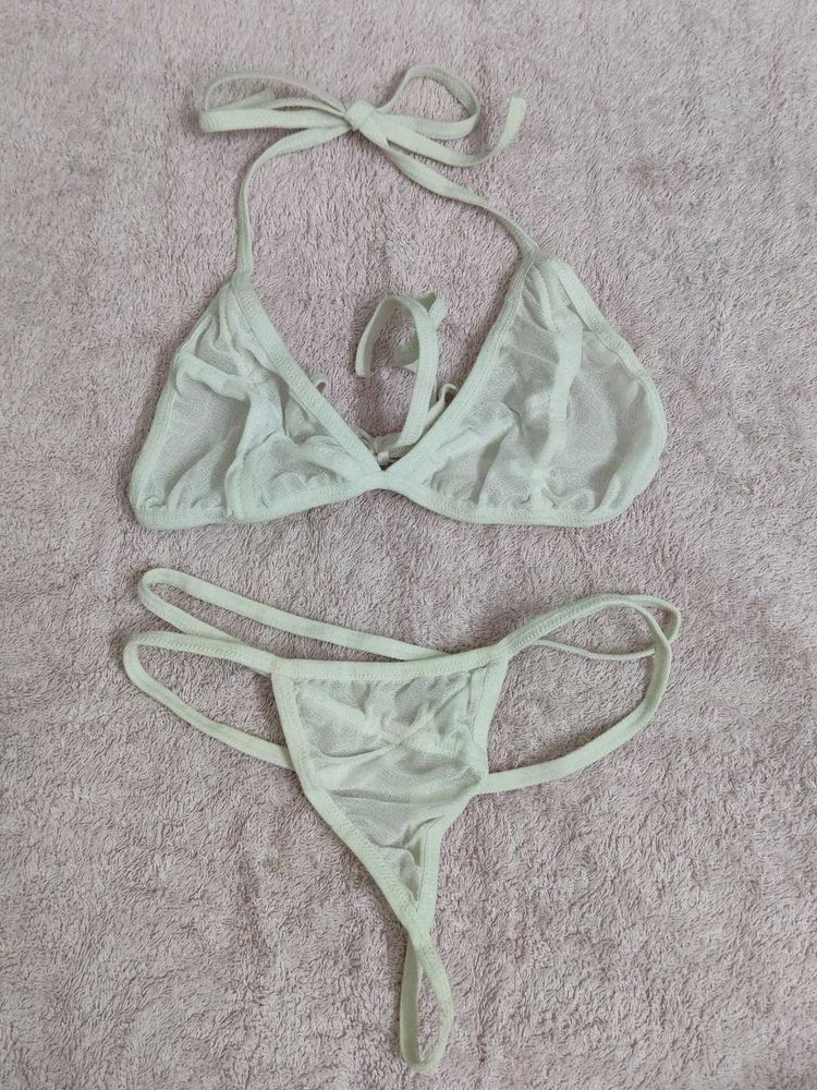 Sheer Bikini Set