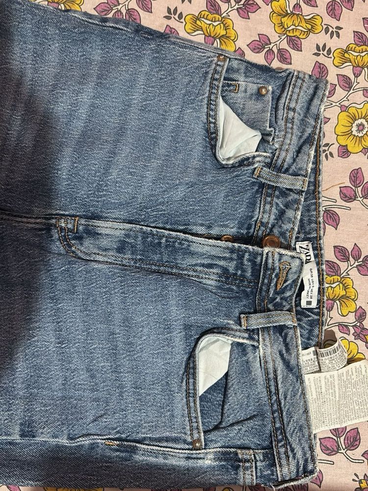 Zara Blue Denim Jeans