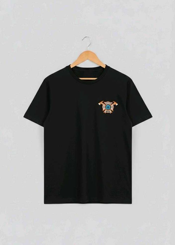 Black Graphic Print T-Shirt