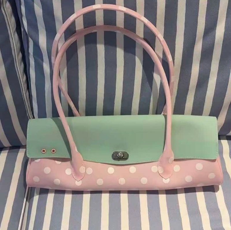 Firkin Polka Dot &amp; Mint Handbag