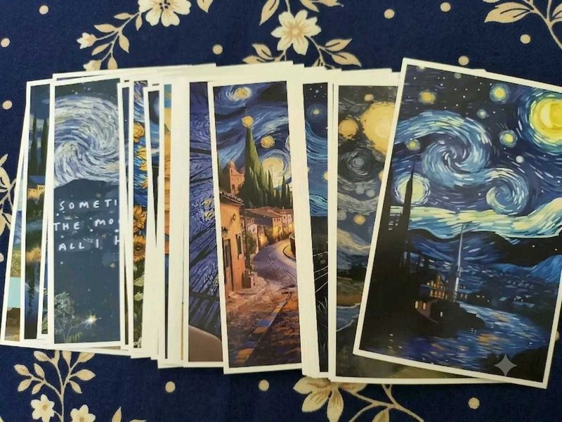 Van Gogh-Style wall Poster ( 40 pc )