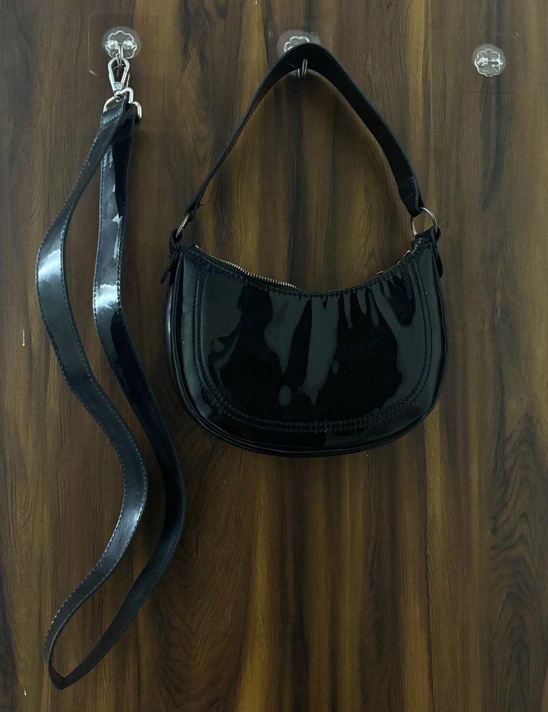 Chic Black Shoulder Bag