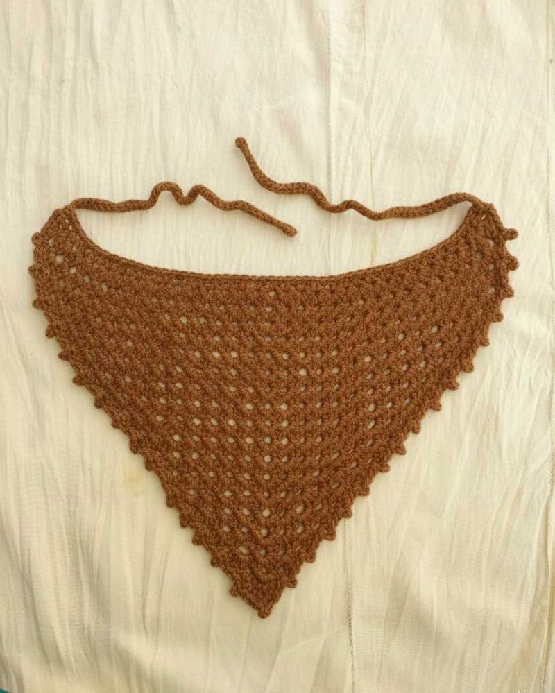 Handmade Crocheted Bandana