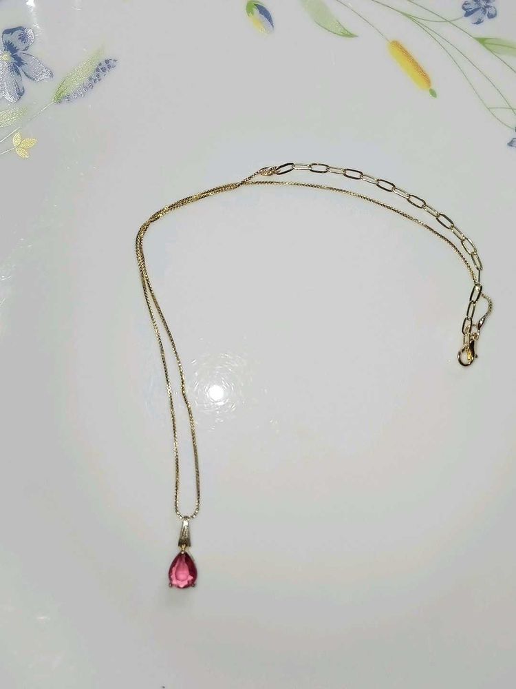 Ruby pendant neckpiece ♦️❤️