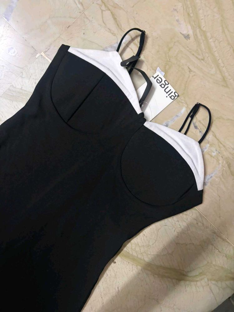Lifestyle  Black &amp; White long Dress