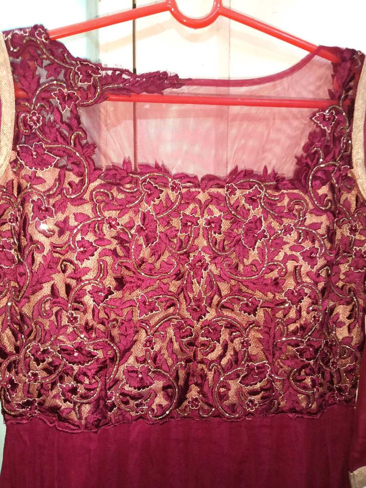 Beautiful Grown with Dupatta And Pant Set