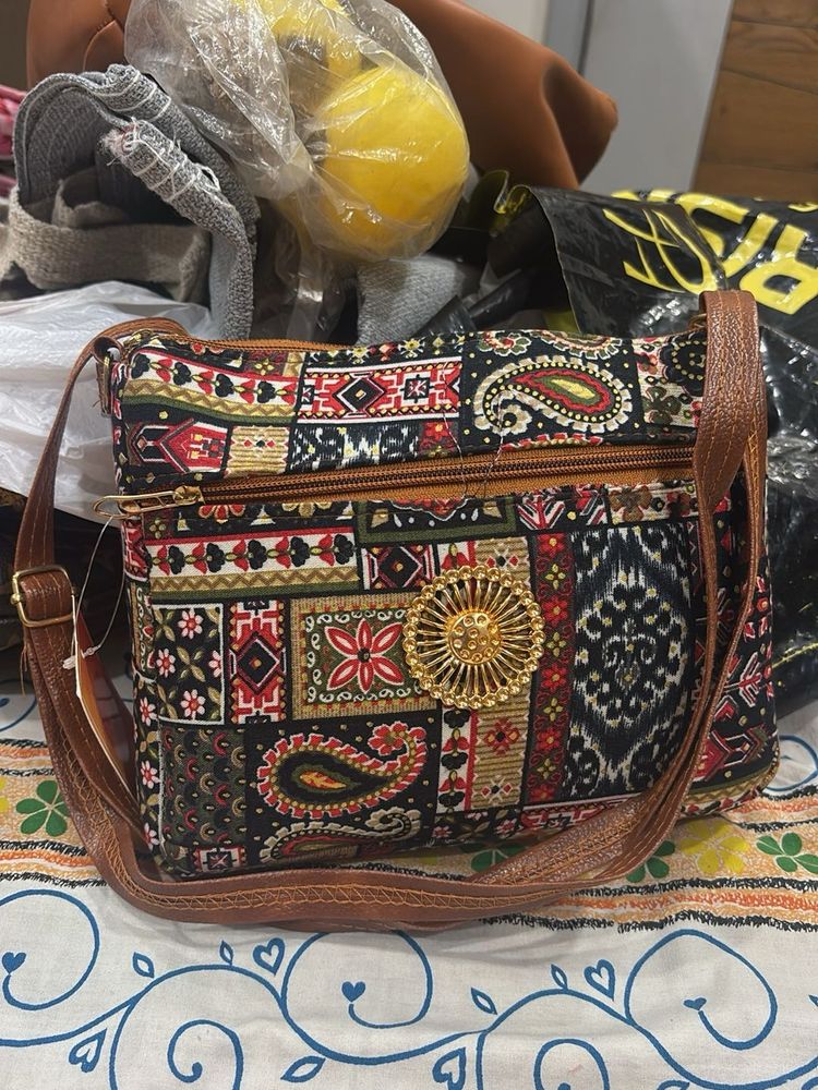 Boho Pattern Crossbody Bag