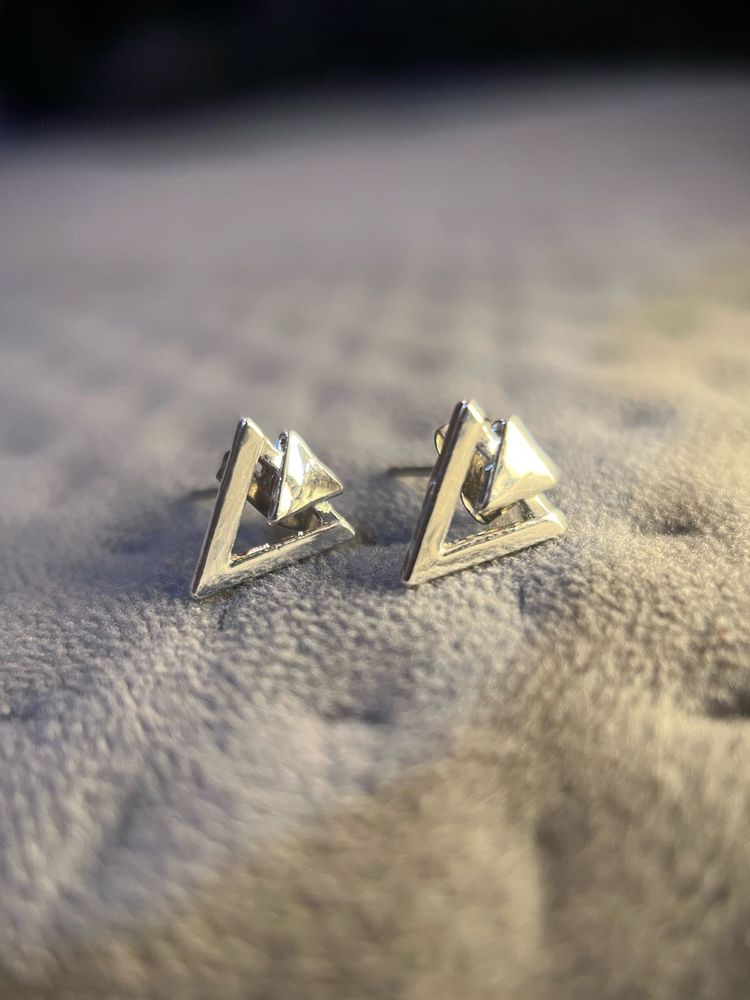 Tiny Silver Earrings