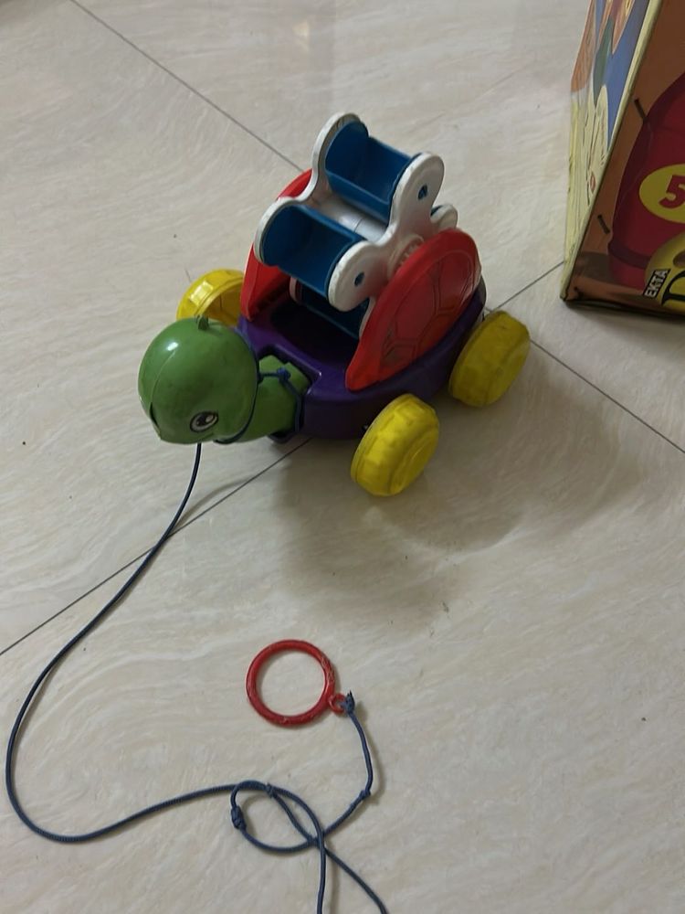 Pull-Along Turtle Toy