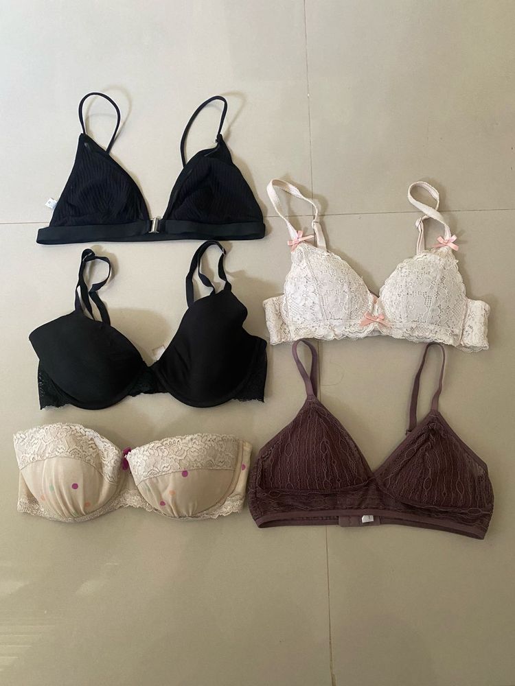 Bundle of 5 Bras