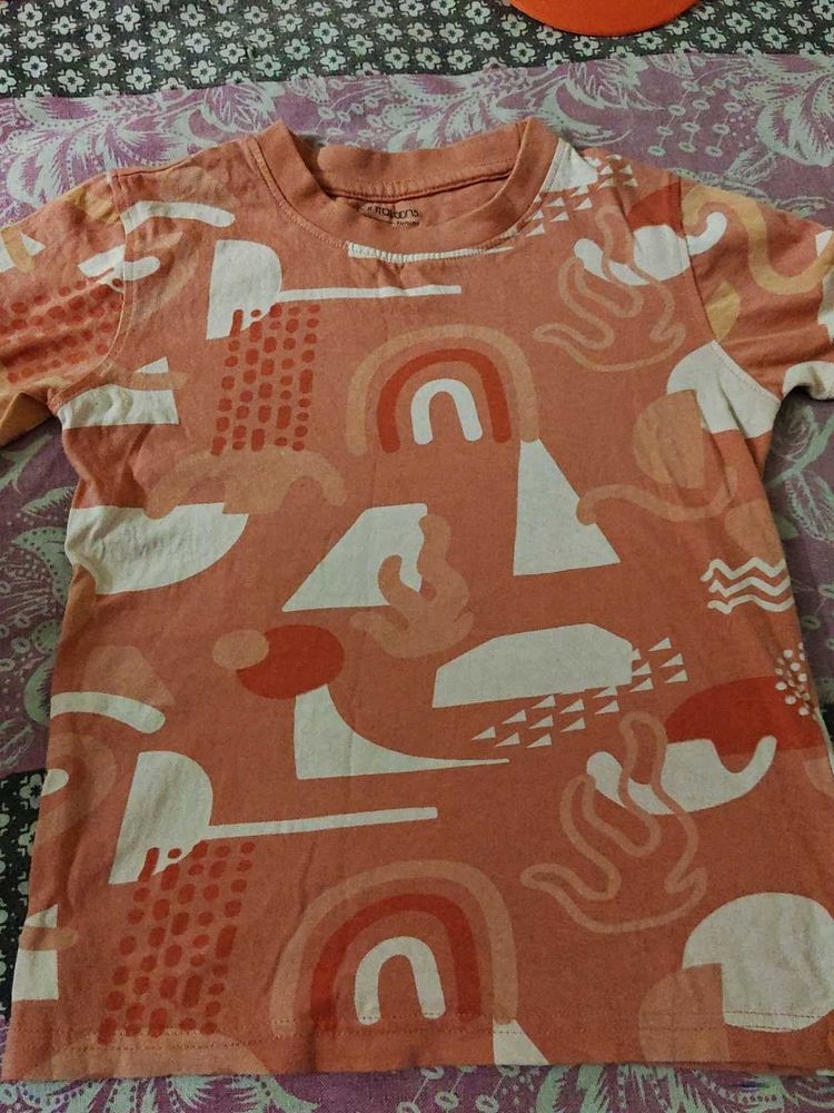 Cute Abstract Print T-Shirt