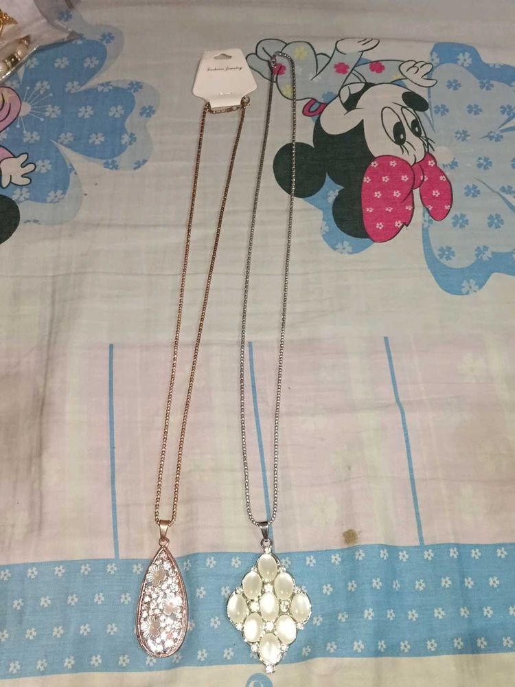 Two Elegant Pendant Necklaces