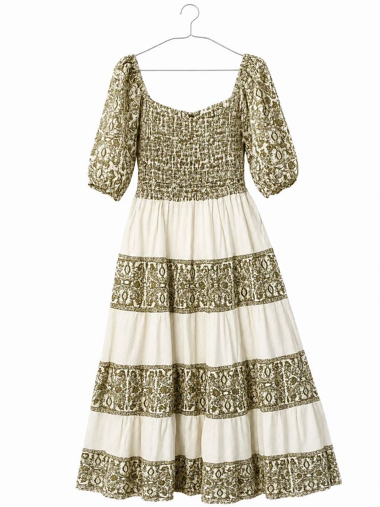 Bohemian Tiered Maxi Dress