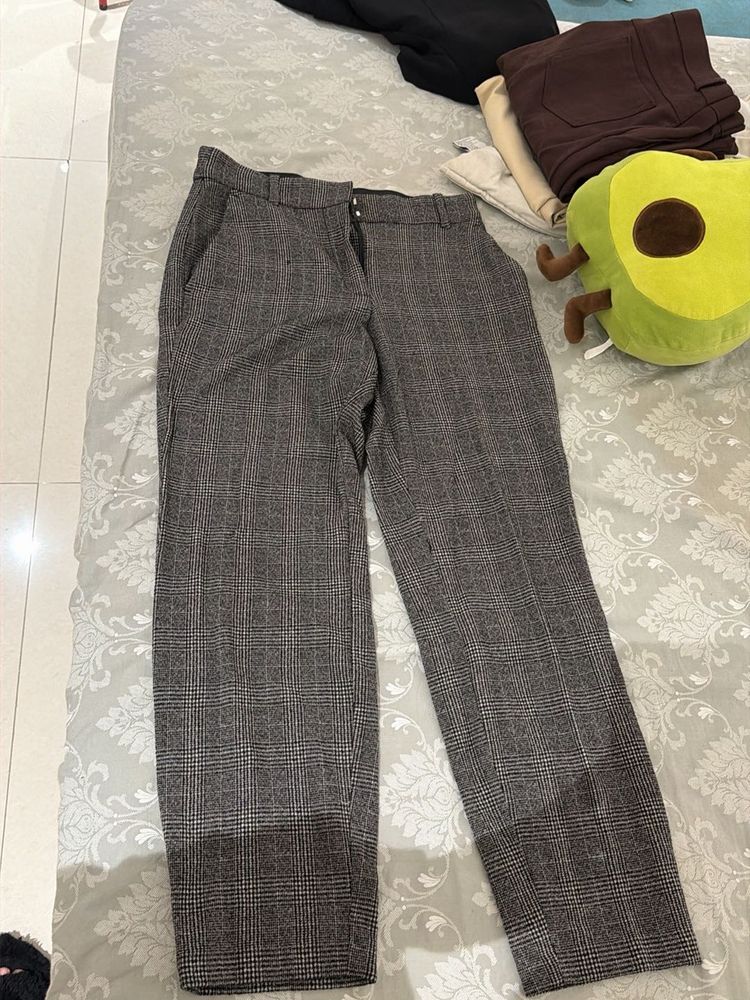 Classic Plaid Trousers
