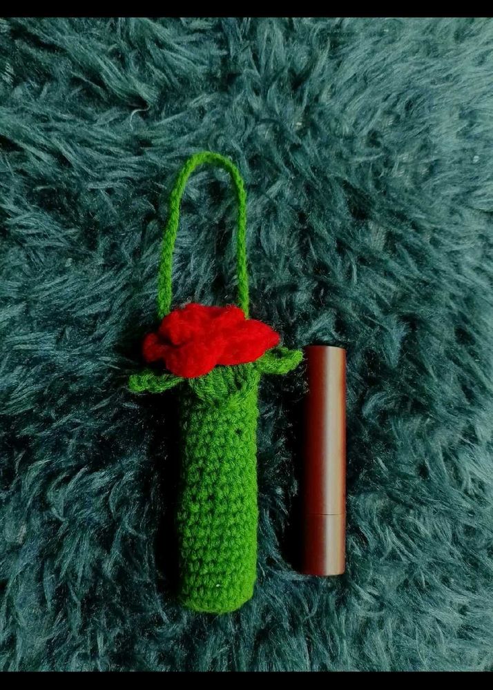 Crochet Lipstick holder