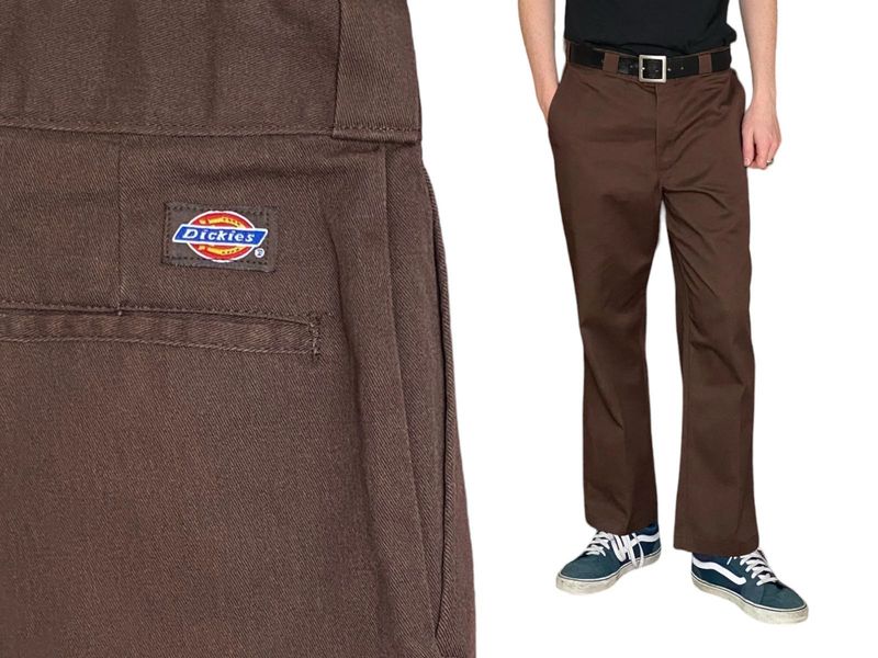Dickies Men's Brown Work Pants