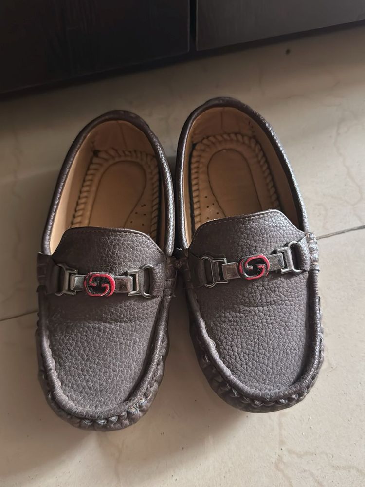 Stylish Brown Leather Loafers