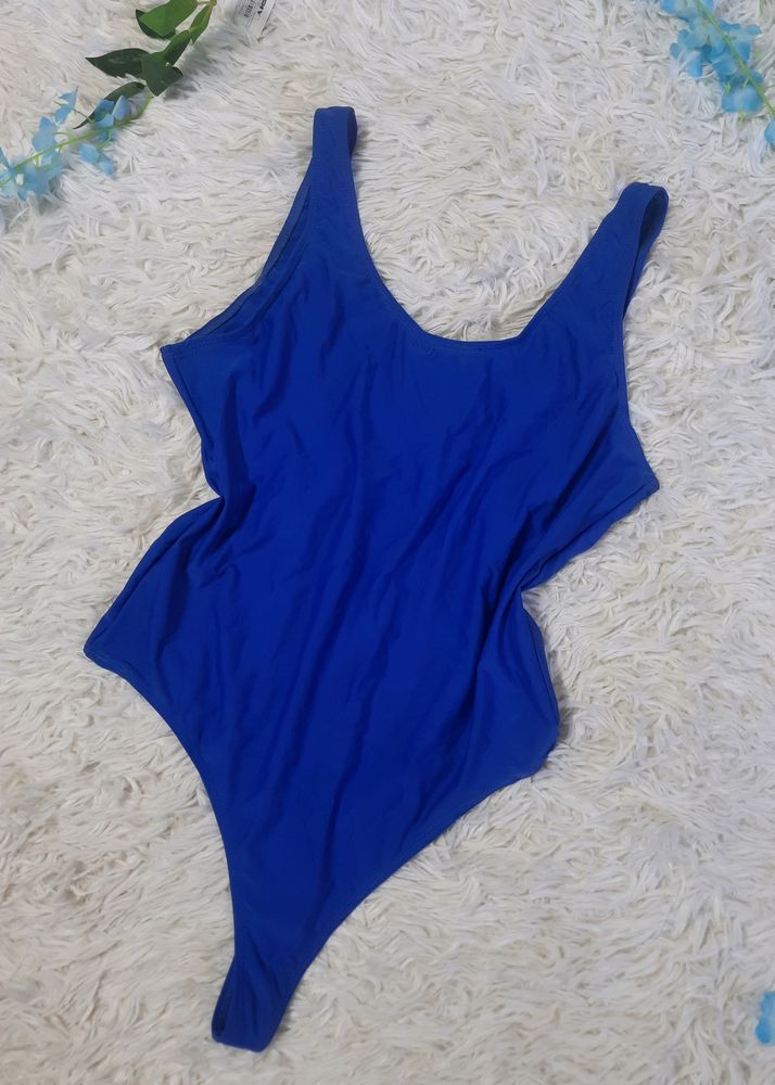 Blue One Piece Swimsuit