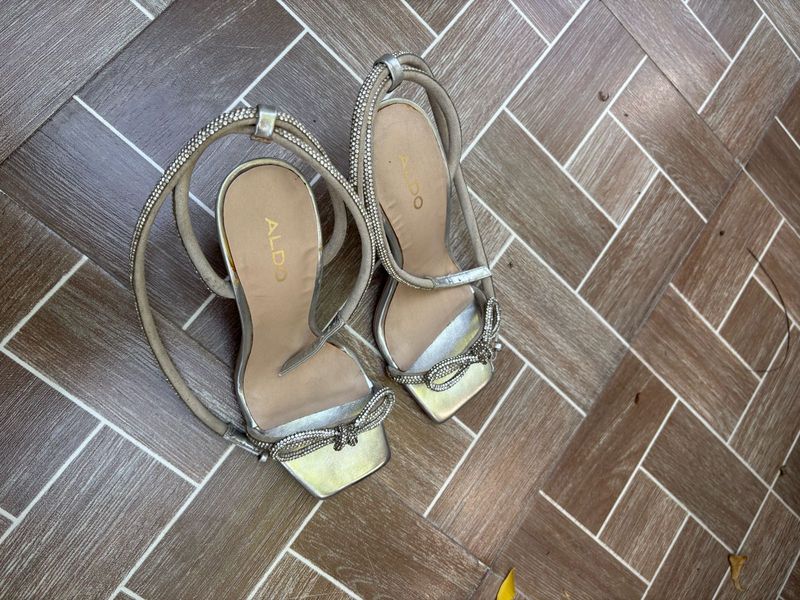 ALDO Embellished Strap Heels