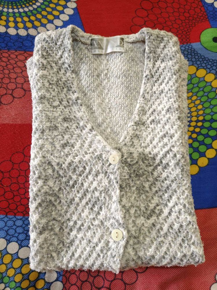 Cozy Grey Cardigan