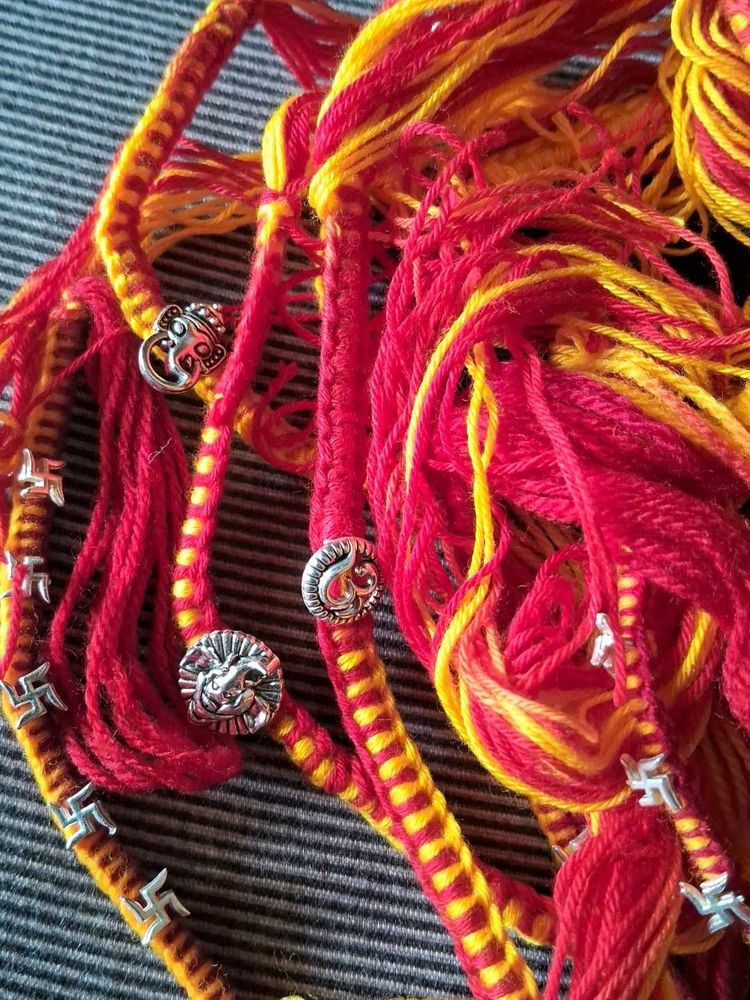 Handmade Rakhi/Friendship Bracelets 12 pc