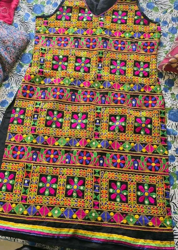 Vibrant Embroidered Kurta