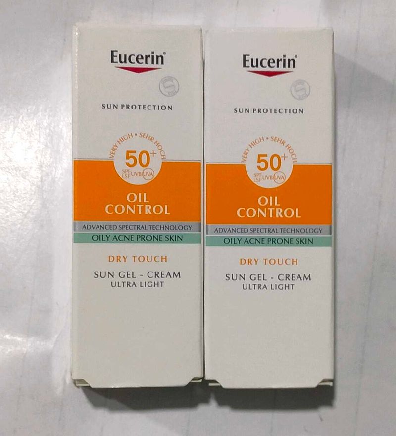 Eucerin Sunscreen SPF 50 oil control 2 pc