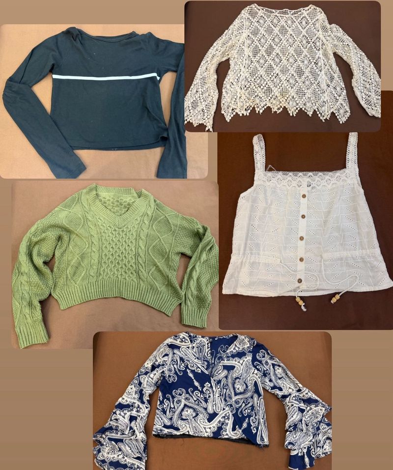 Combo of 5 tops