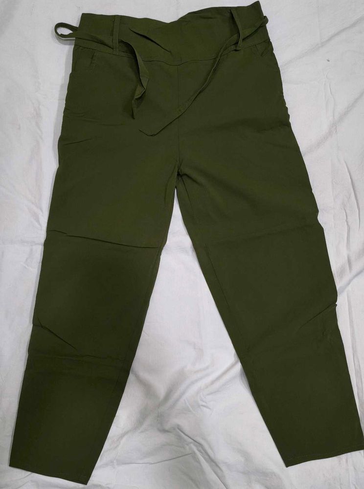 Army green pants