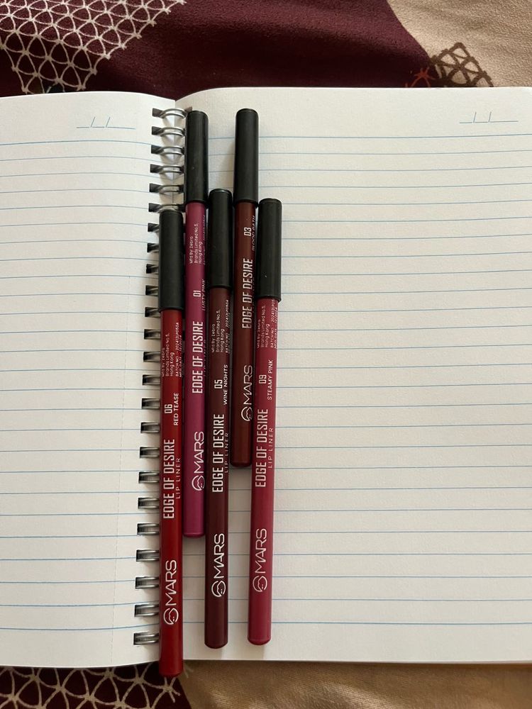 MARS Lip Liners - Set of 5