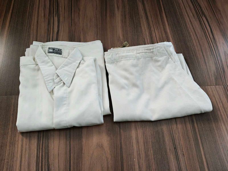 without any Flaws Cream Pathani Suit
