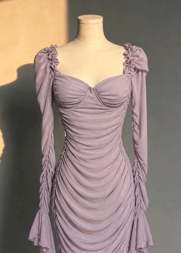 ruched Bodycon mini dress