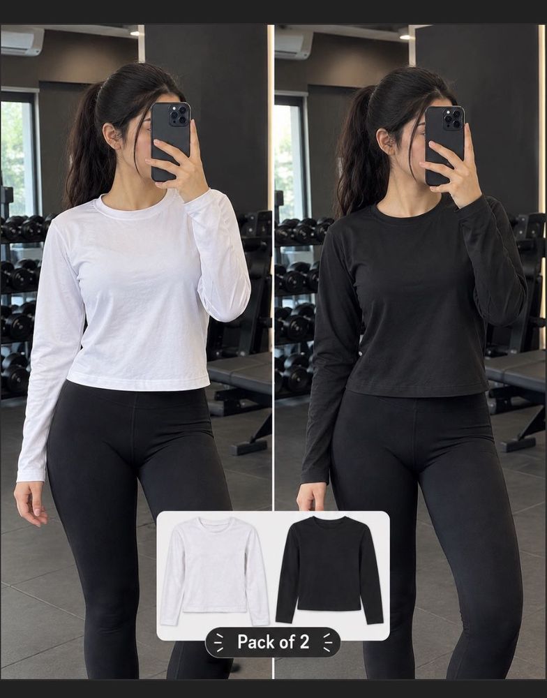 Pack of 2 Long Sleeve Tops