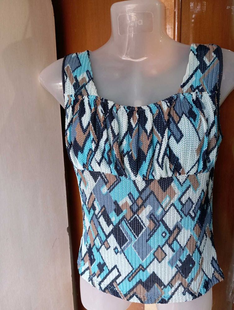 Patterned Tank Top