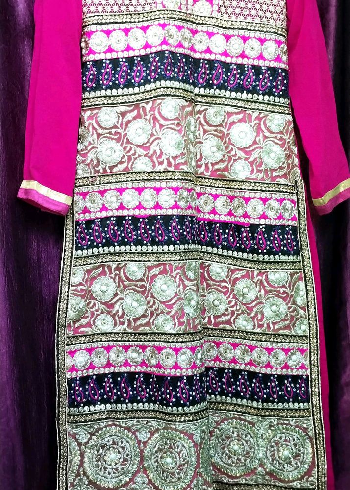 Branded  Pakistani cut work kurti stone beads