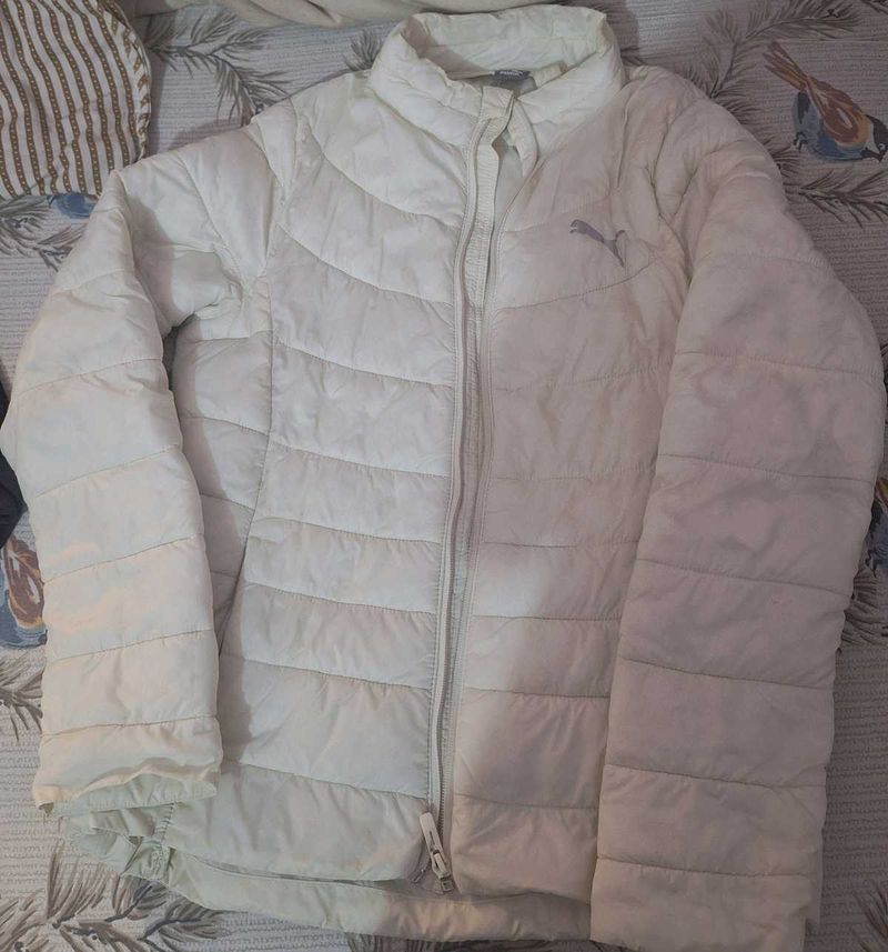 Puma White Puffer Jacket