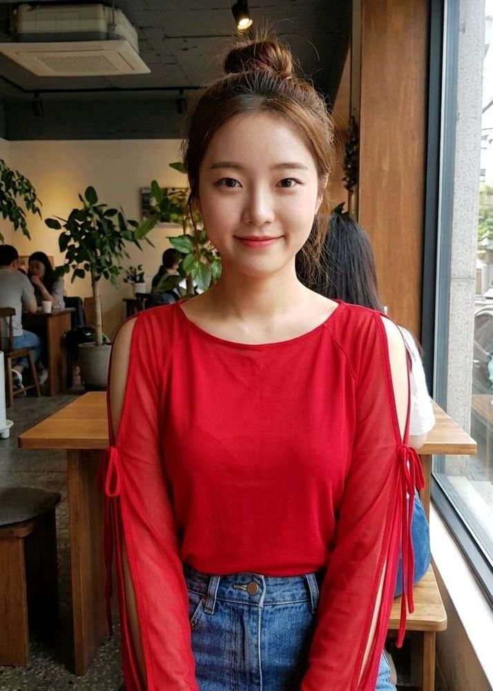 Chic Red Cold Shoulder Tie-Sleeve Top