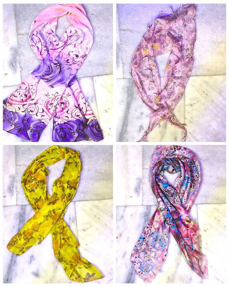 Combo Of 4 Scarves/Stoles