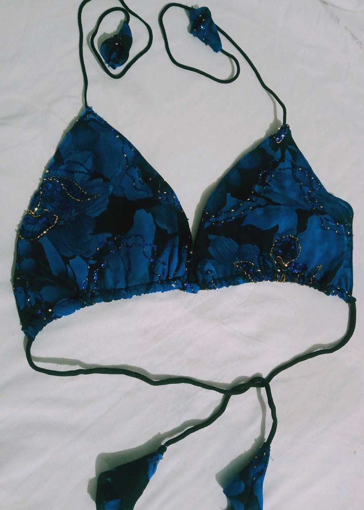 chatpati Beaded Bikini Top