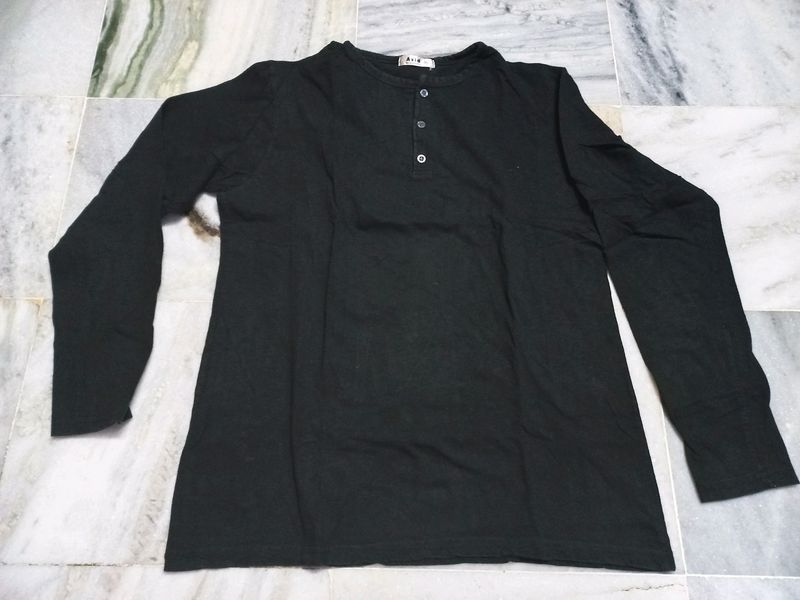 Black Full Sleeve T-shirt