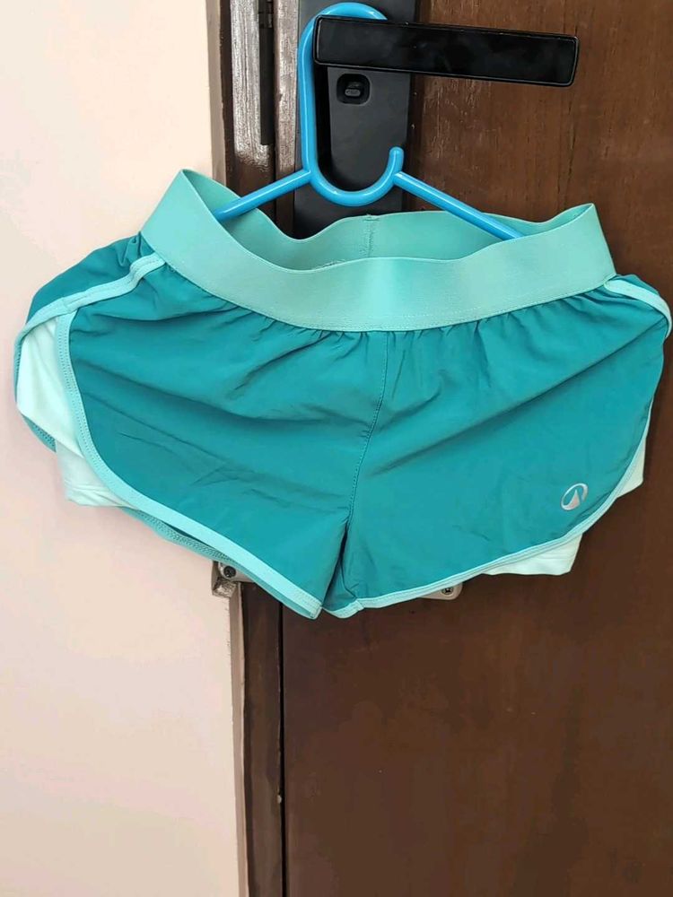 Teal Athletic Shorts