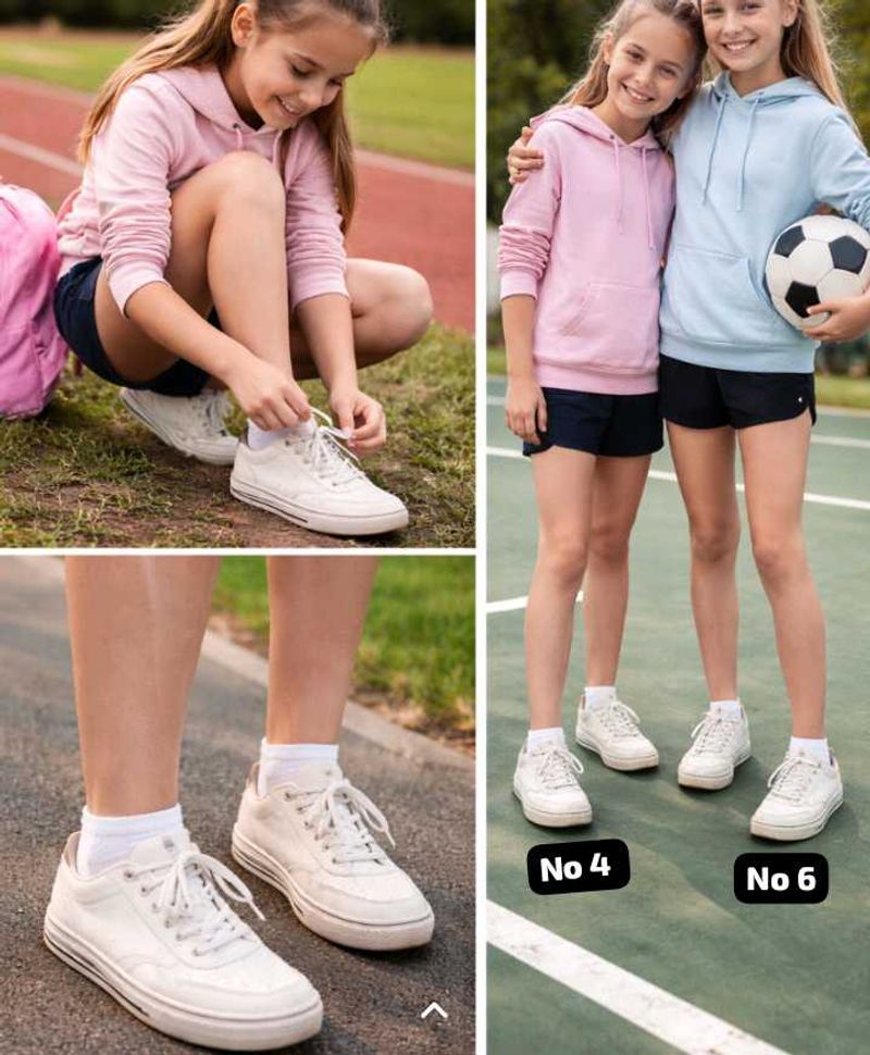 Kids White Sneakers sports shoes
